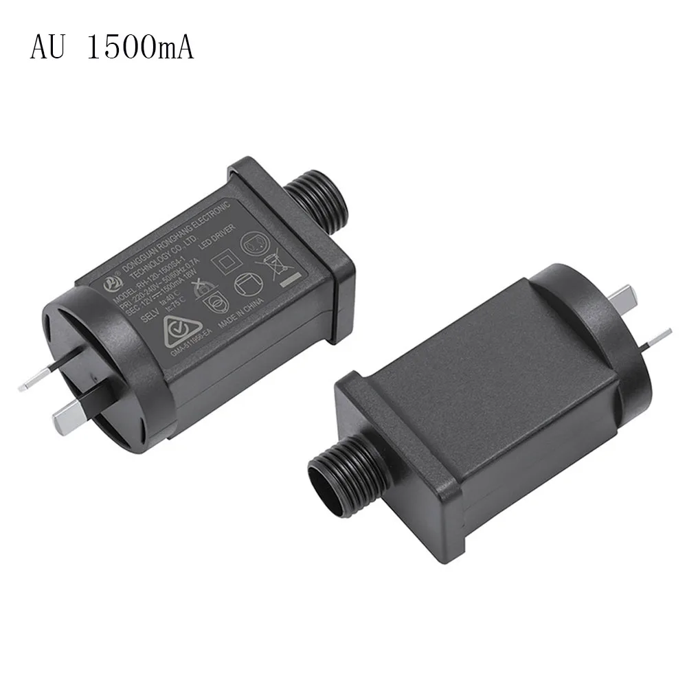 12V 1000mA/1250mA/1500mA Power Supply Converter IP44 Waterproof Transformer US/EU/AU/UK Plug Replace Yard Inflatable LED Adapter