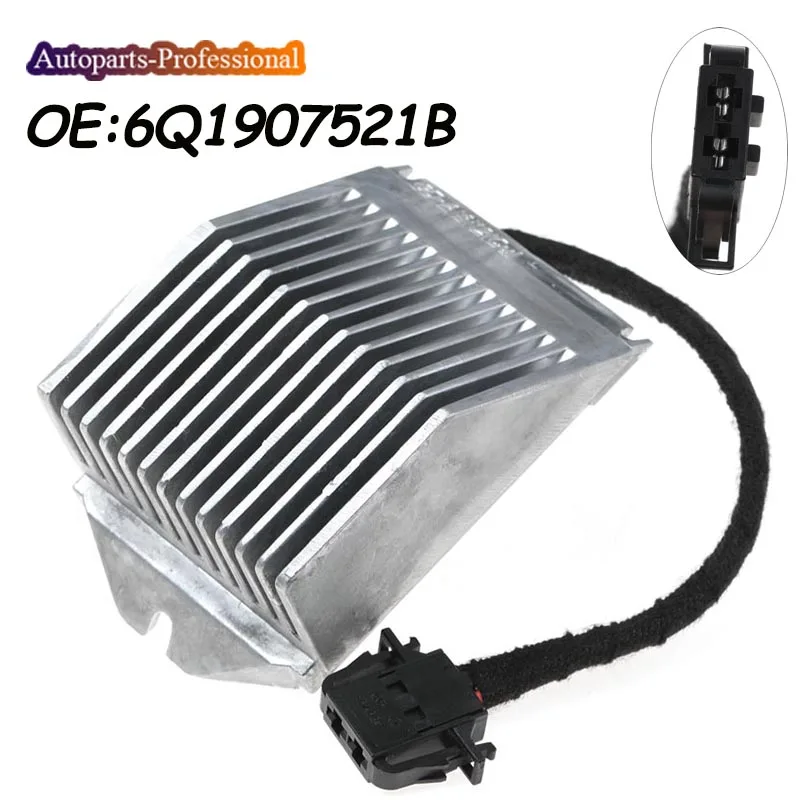 Nowy rezystor silnika dmuchawy nagrzewnicy AC 6Q 1907521 B 6Q 2907521 A 6Q 1907521 A do Audi A2/Seat Ibiza 4 5 ST Cordoba/Skoda Fabia/VW Polo