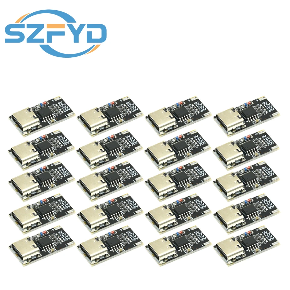 1-20PCS PD/QC/AFC Type-C Decoy Board USB Boost Module PPS/QC4 FCP AFC Type-C Trigger Polling Detector Power Fast Charging