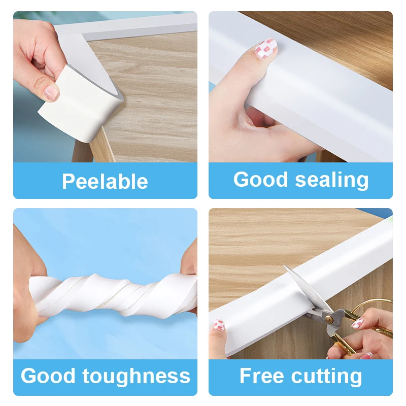 Eva Single-Sided White Foam Buffer Shockproof Tape Door And Window Sealing Anti-Collision Gap Auto Sound Insulation Protection - Image 4