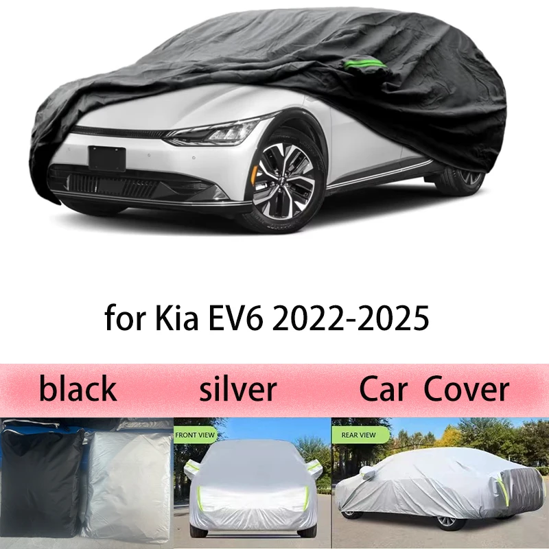 

Car Covers Custom Fit for Kia EV6 2022-2025 2023 Waterproof All Weather for Automobiles Rain Snow Sun Protector Indoor Outdoor