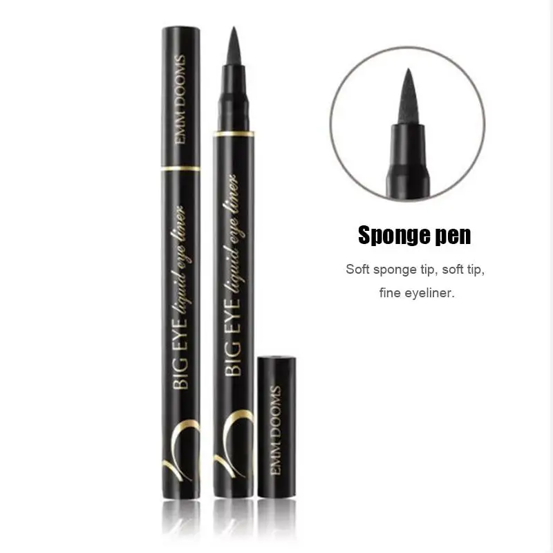 Korean Lady Waterproof Durable Long-lasting Quick-drying Smooth Matte Stamp Liquid Eyeliner