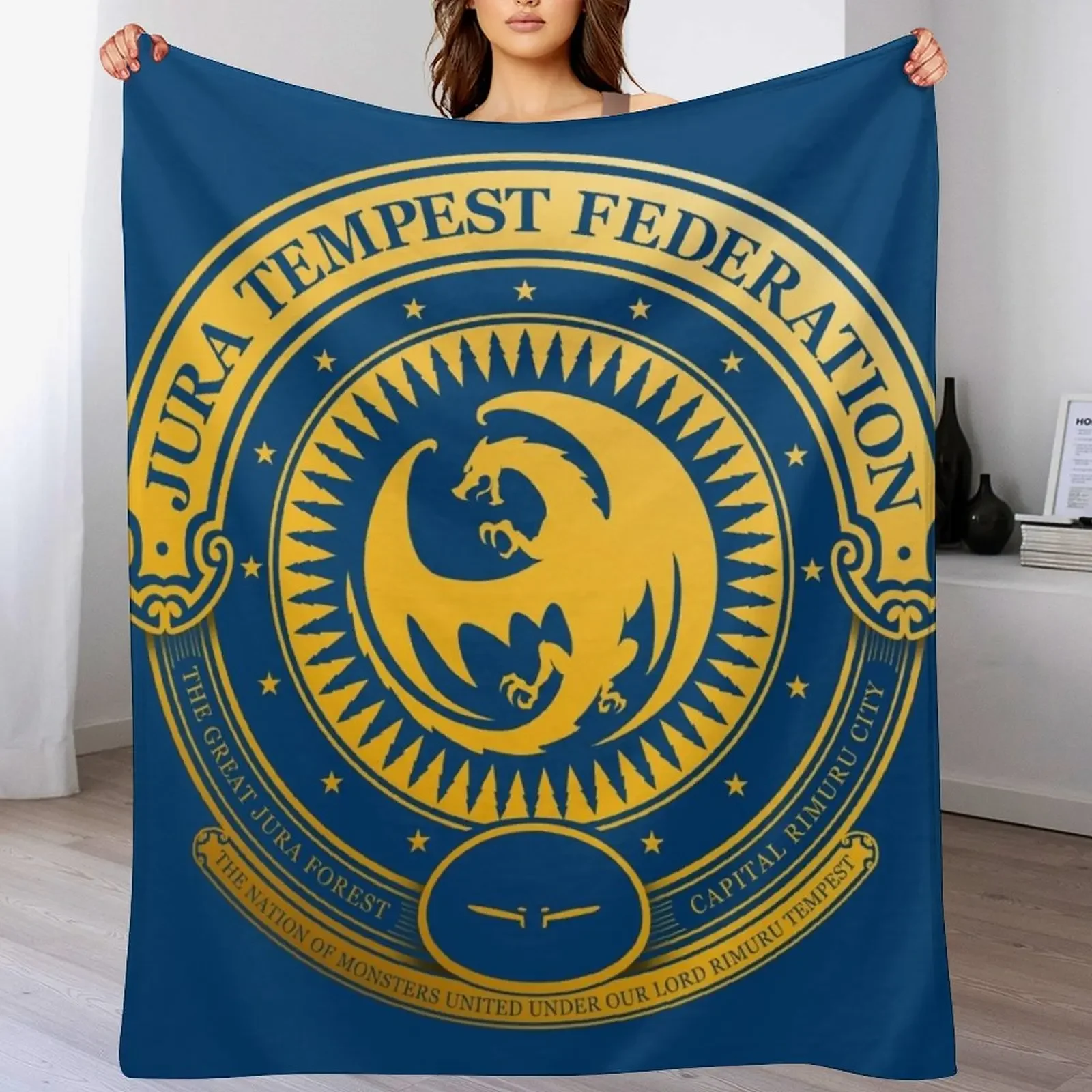 Jura Tempest Federation Seal Throw Blanket