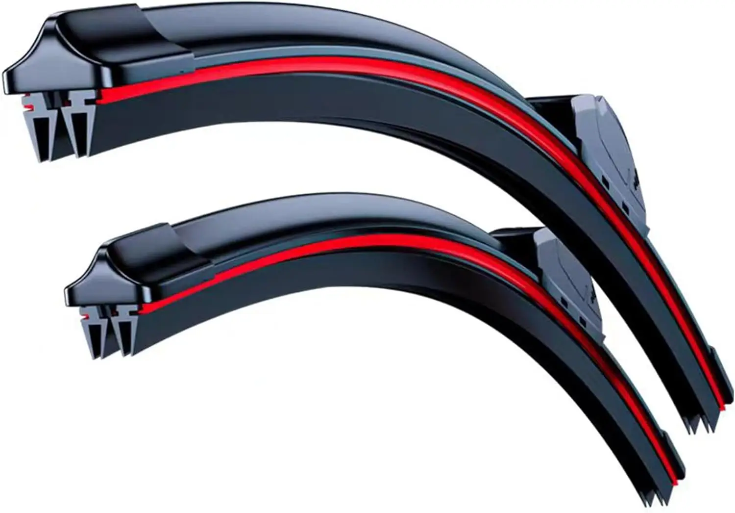 

Front Windshield , 22″x 22″Universal Wiper Blade Elastic Rubber Wipers For Car, SUV, Truck