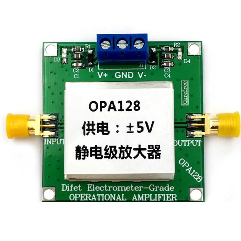 

ABGB-OP Amp OPA128 Электрометр-класс, 1 шт., низкое смещение, низкое смещение, усиление 110 дБ, высокое сопротивление, экранированный дизайн