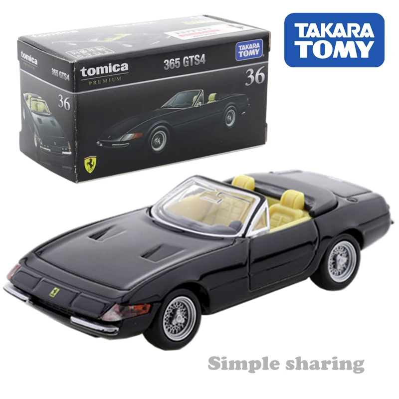 Original Tommy Tomica Ferrari F40 FXX K 1/64 F50 1/62 Alloy Car Model Boys and Girls Toy Series Showcase