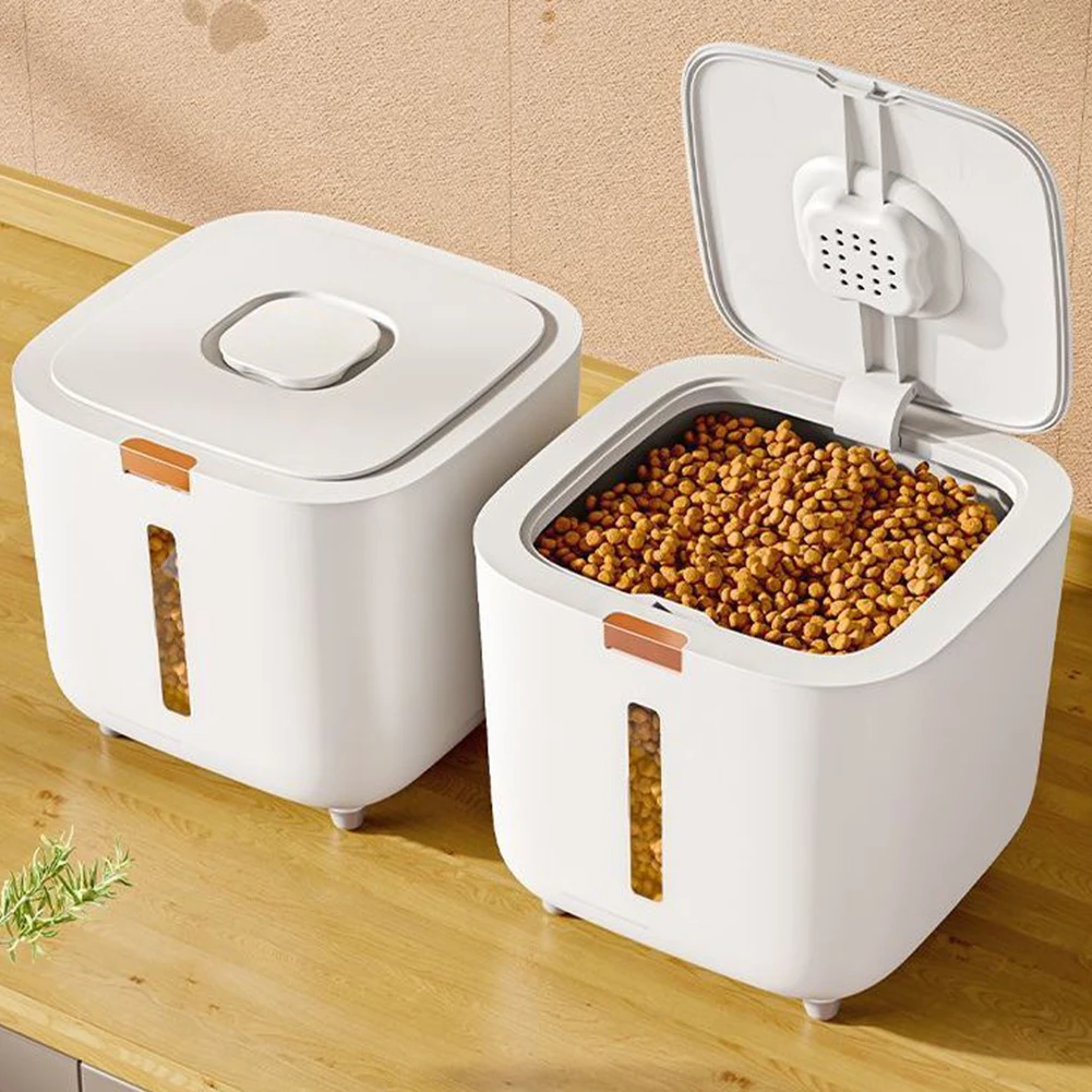 Dog Food Storage Container Versatile Storage Container Bin With Pop-up Lid, One Push Open Pet Food Storage Bin For Dog Cats