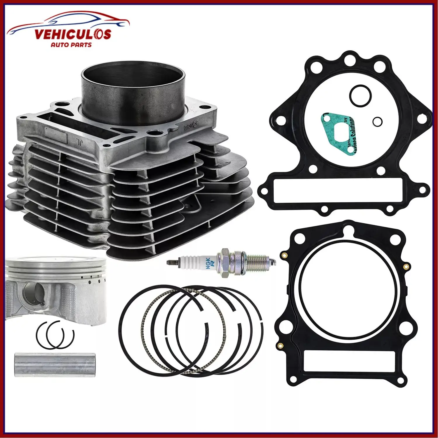 Motorcycle Cylinder Piston Gasket Kit 3TB-11310-00-00 3TB-11631-00-Y0 For Yamaha Grizzly 600 XT600