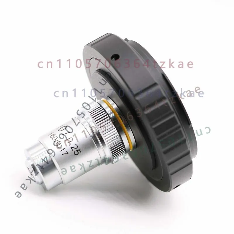 RMS Thread to M42 Interface Adapter Ring Microscope Objective Conversion Optical Connector for Microscope Imaging Parts