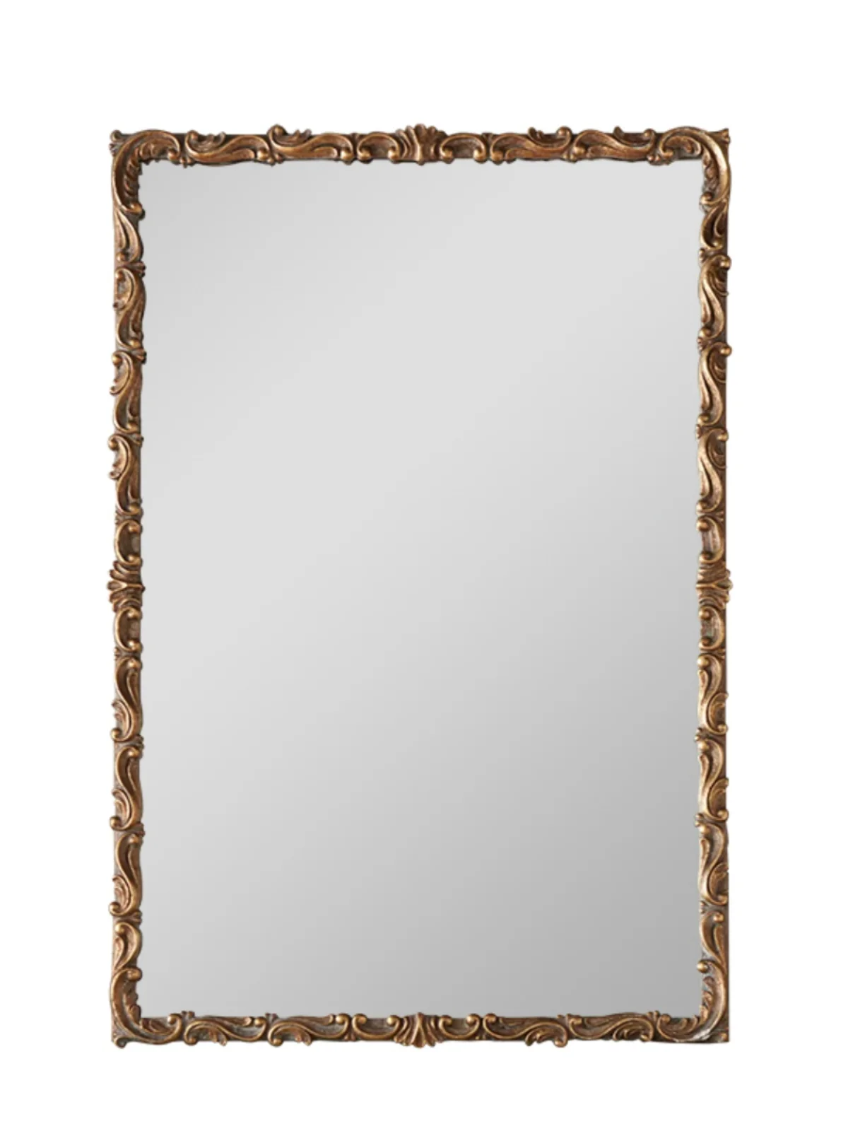 Mirror, square fireplace, decorative mirror, home toilet, wall-hung bathroom mirror, make-up mirror