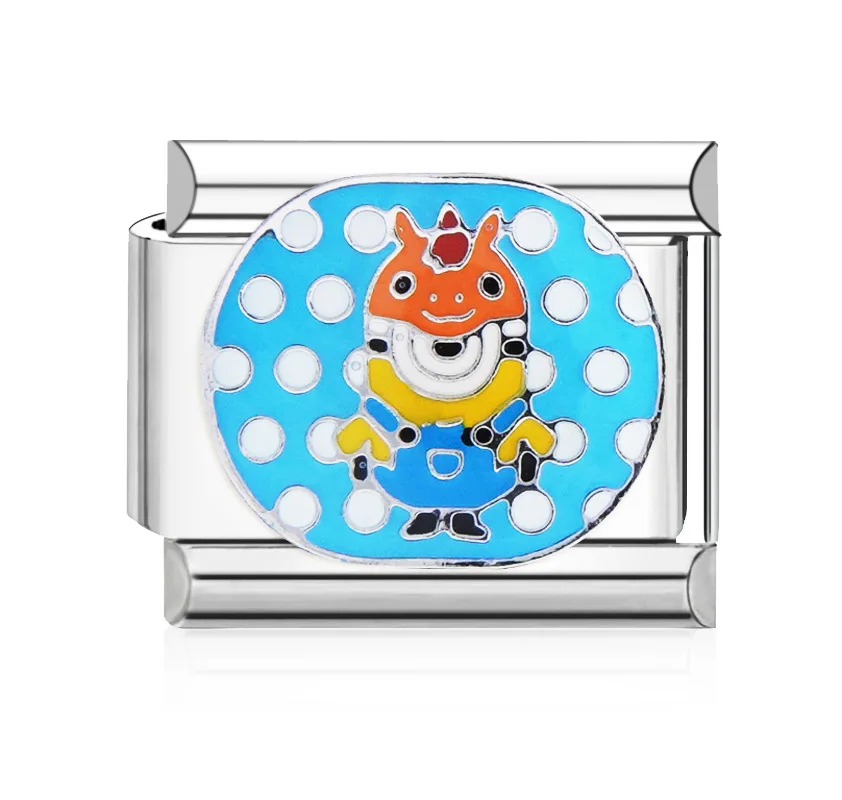 متجر سحر إيطالي سوار إيطالي ساحر 9 ملم سلسلة صفراء لطيفة صغيرة يمكنك صنعها بنفسك