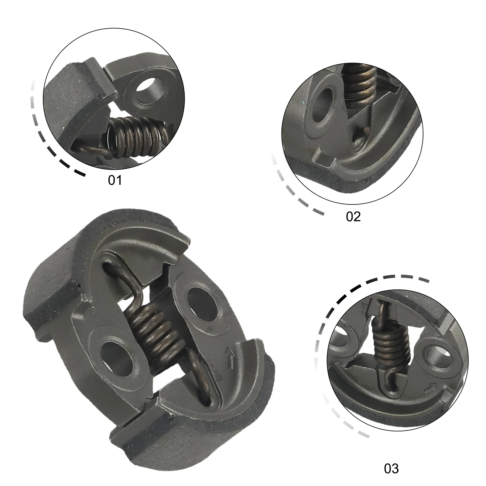 Replace your worn out Clutch with this reliable Assembly for Honda GX22 GX25 GX25N GX25NT GX25T HHT25S UMK422 UMK425 Trimmers