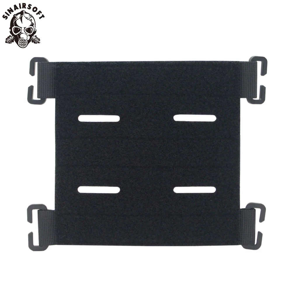 

SINAIRSOFT Tactical Vest Patch Molle System Adapter Panel Hook&Loop Converter For Attching ID Patches DIY Patch Badge