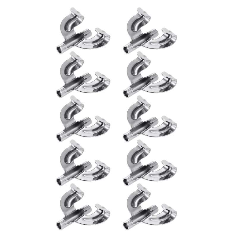 

10Pcs Bass Drum Mount Claw Hook Bass Drum Hooks Bass Drum Hook Replacement Drum Hardware Part Claw Hook for Bass Drum