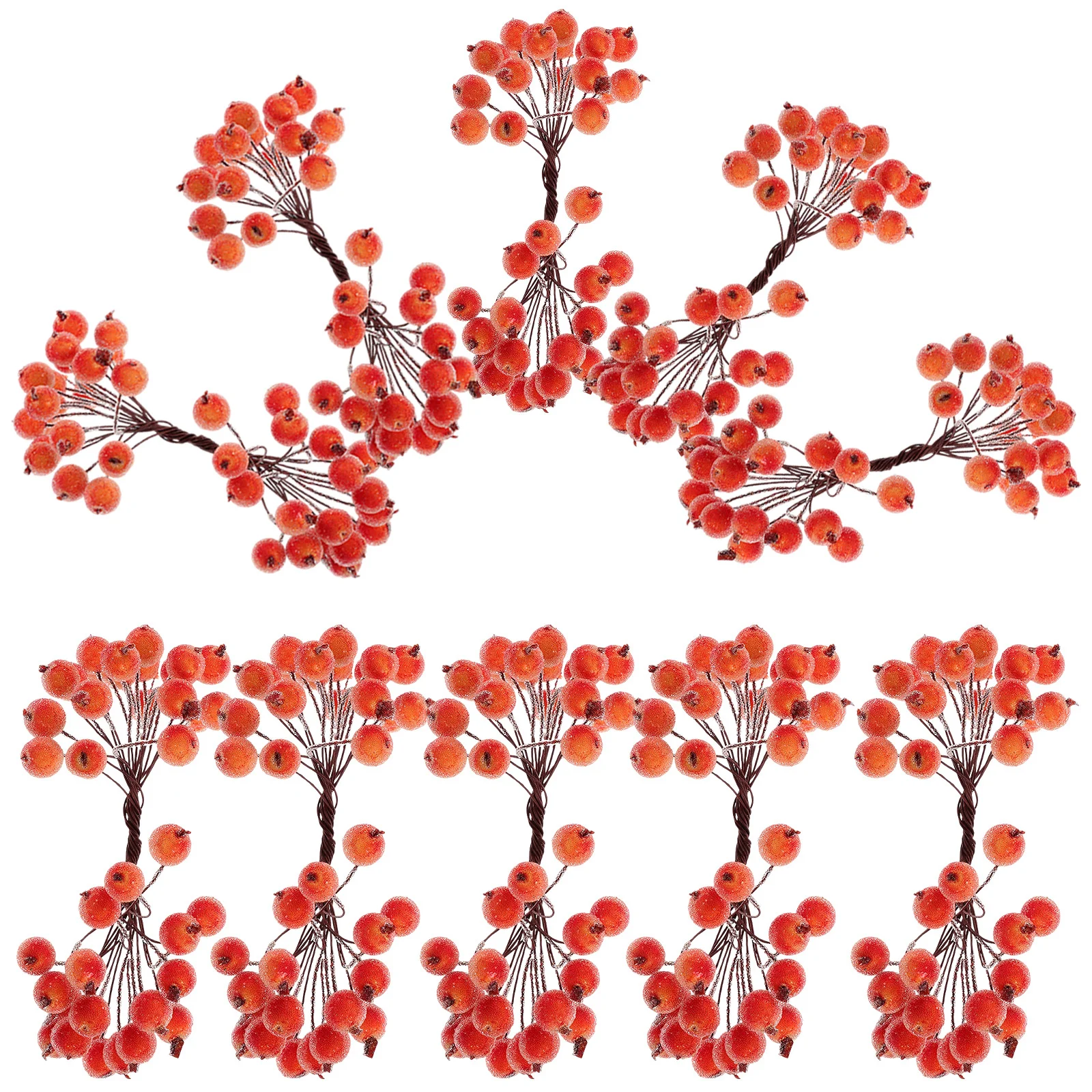 200 قطعة عيد الميلاد الصغيرة متجمد الاصطناعي رغوة التوت زهرة البرتقال ل جارلاند الزفاف سيارة باقة دبوس الشعر DIY بها بنفسك الديكور