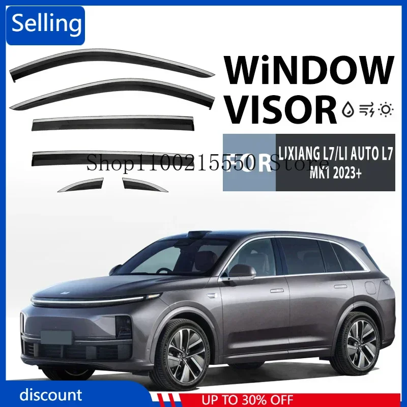 

Car Window Visor For Li Lixiang L7 L8 L9 2022 2023 2024 Wind Shields Sun Rain Guards Side Wind Deflector Exterior I get fast