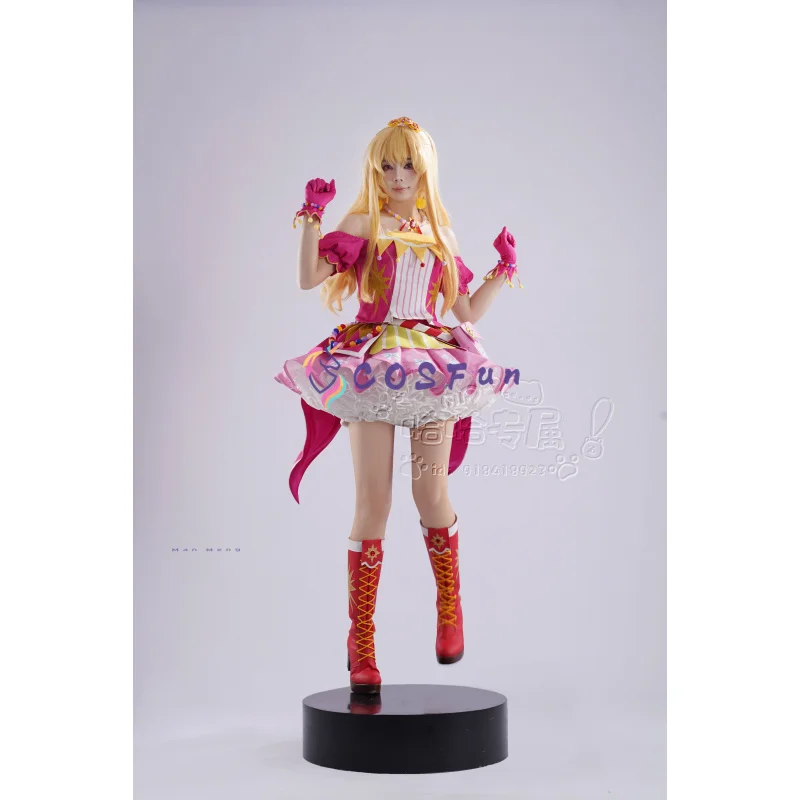 

Aikatsu! Hoshimiya Ichigo/Kiriya Aoi/shibuki ran Cosplay Costume For Halloween Christmas Carnival Role Play Lolita Dress