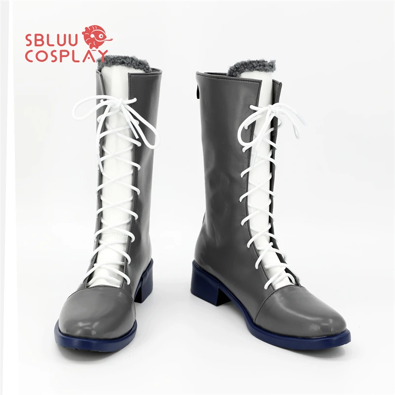 SBluuCosplay エイデン コスプレ靴 カスタムメイドブーツ