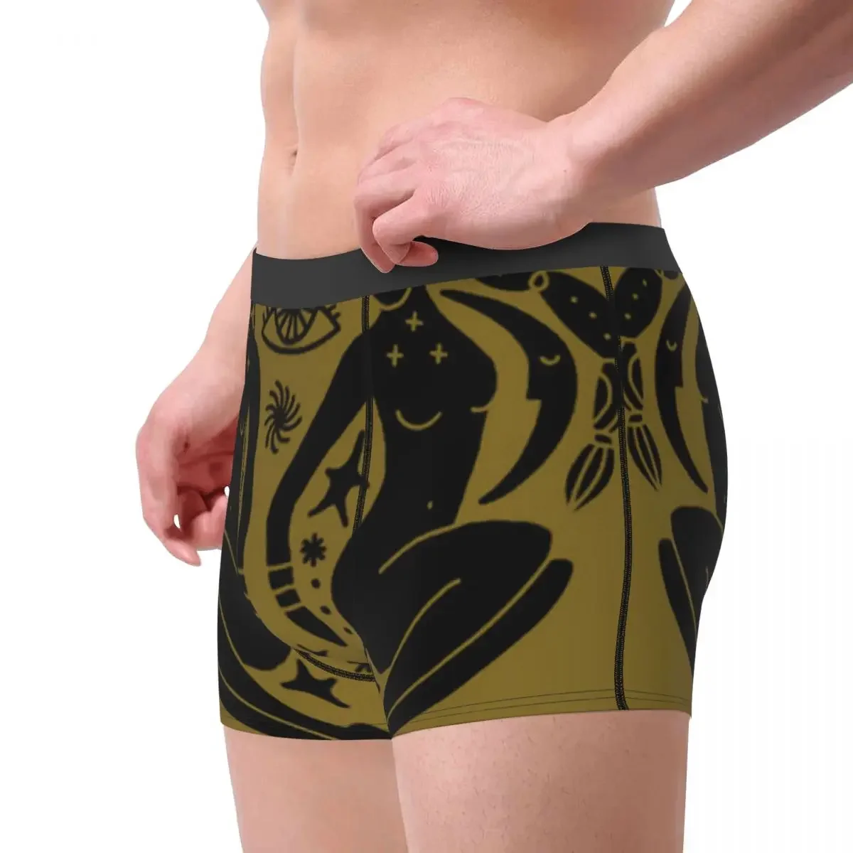 Boxer Men Shorts Underwear Male Witch Gemini Zodiac Boxershorts Panties Underpants Man Sexy