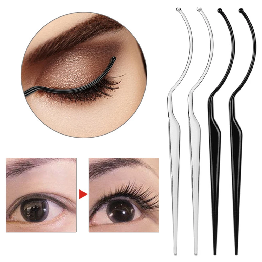 2Pcs 3D Eyelash Extensions Style Try On Stick False Eyelashes Display Stick Tool for Display Grafting Eyelashes Effect