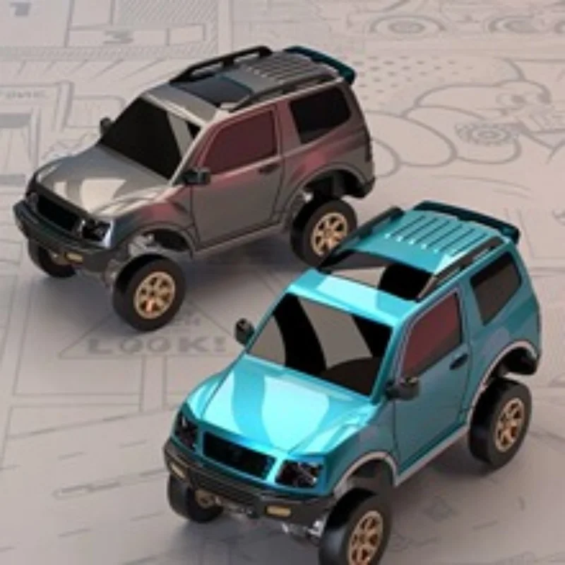 

Sniclo 1/64 Pajero V65 RTR RC Off-Roader 4WD Remote Control Car with Front And Rear Lights Drifting Fun Boys Birthday Gift