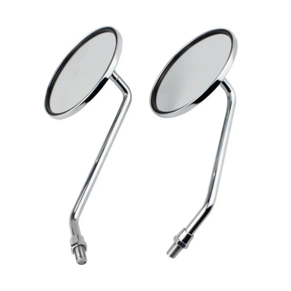 

2Pcs/Pair Motorcycle Rearview Mirror Scooter E-Bike Rear View Mirrors Back Side Convex Mirror 8mm 10mm