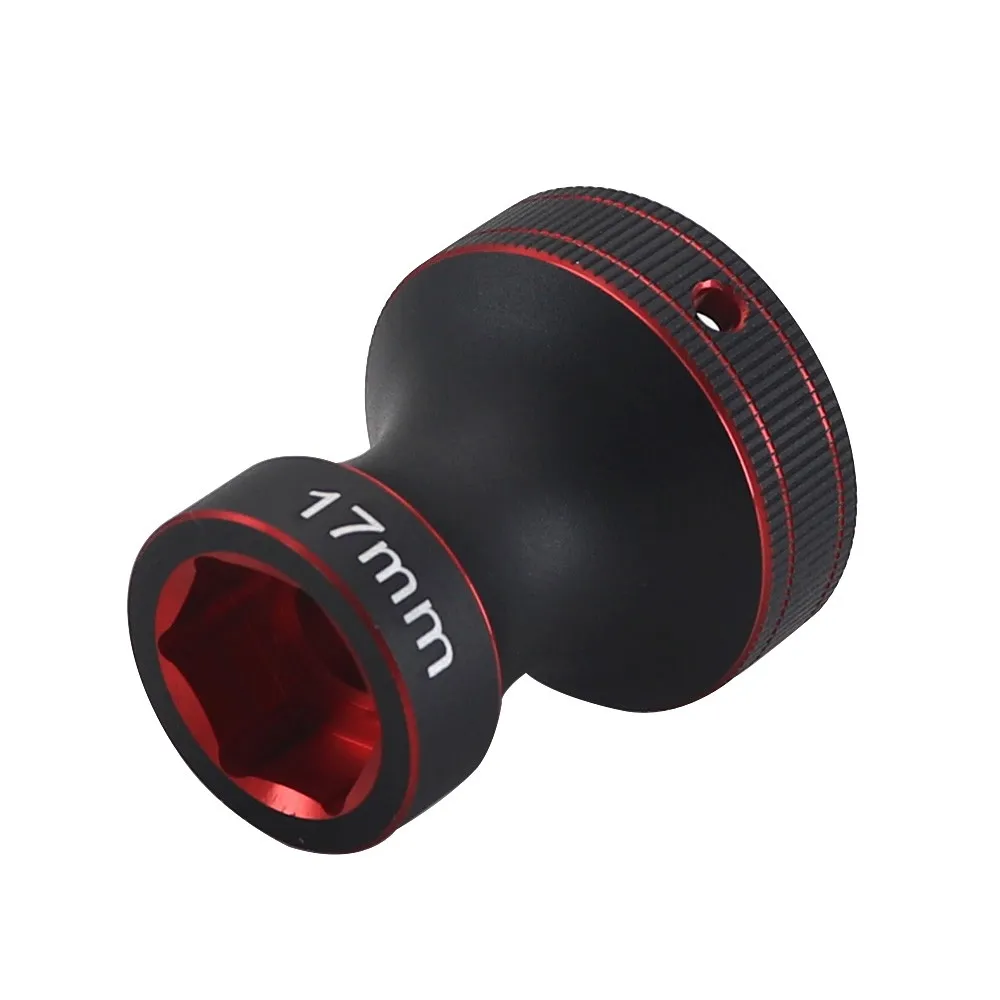 Aluminum Alloy 7075 17mm Wheel Hex Nut Socket Wrench Tool For 1/8 Rc Car Monster Truck Track X-maxx Summit E-revo Arrma Dhk
