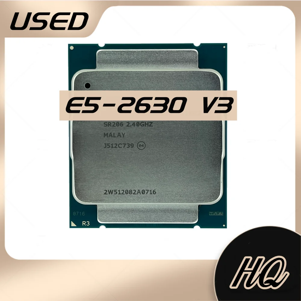 Xeon E5-2630V3 E5 2630v3 E5 2630 v3 2.4 GHz Eight-Core Sixteen-Thread 20M 85W LGA 2011-3