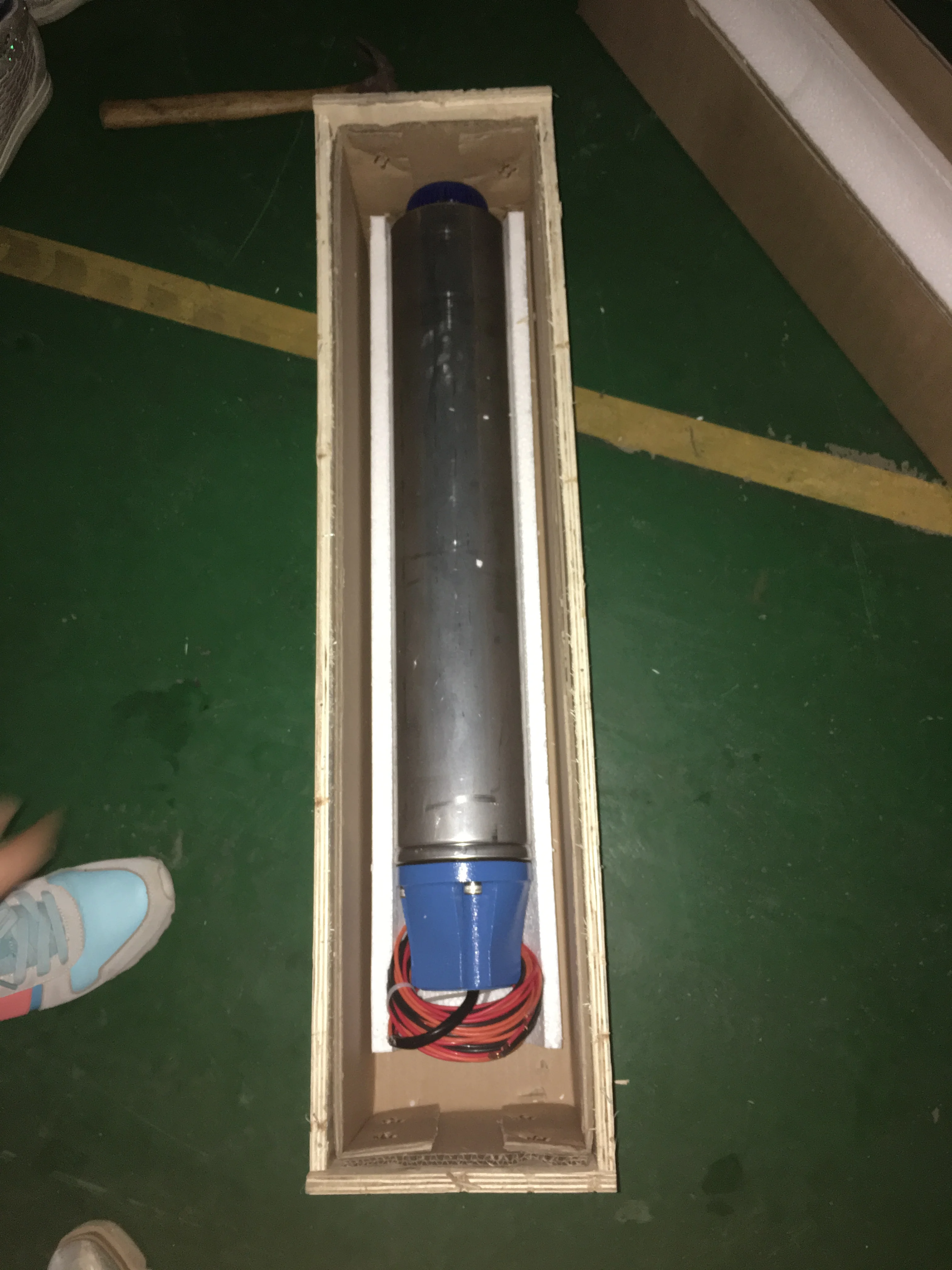 Pompa sommergibile con giacca rossa di alta qualità 3/4HP 2 Pompe sommergibili