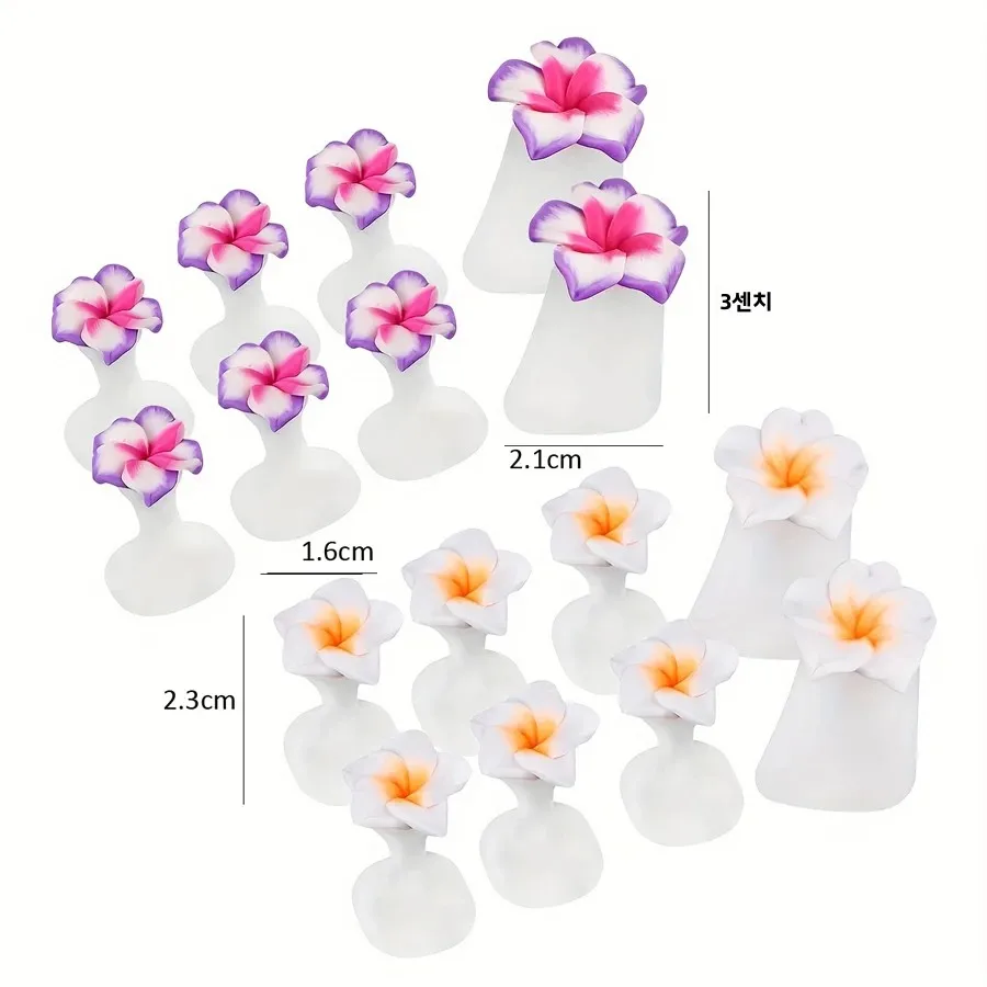 8Pcs Cute Soft Silicone Toe Separators Nail Polish Application Set Easy Toe Spacers for Pedicure Foot Care Accessory