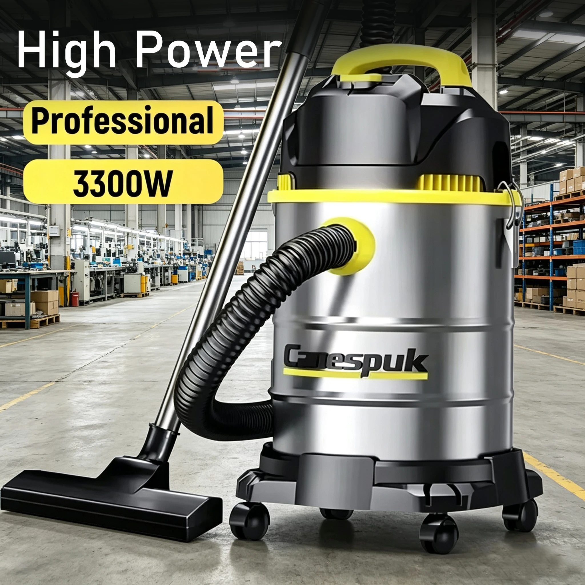 Wet Dry Vacuum Cleaner 25L/40L Large Capacity Strong Suction Powerful for Car Home Hotel Workshop Vacuum Dust Collectors