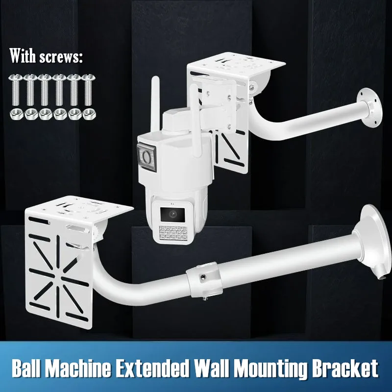 

Aluminum Alloy Ball Machine Security CCTV PTZ Dome Camera Long Arm Extended Wall Mount Bracket Camera Enclosure-Wall Support