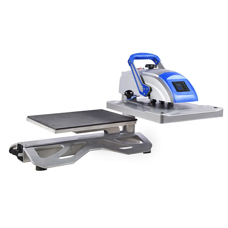 Gran oferta, máquina de estampación en caliente de 40x50cm, máquina de transferencia de calor extraíble con vibración Manual, equipo, máquina de prensado en caliente para ropa y camisetas