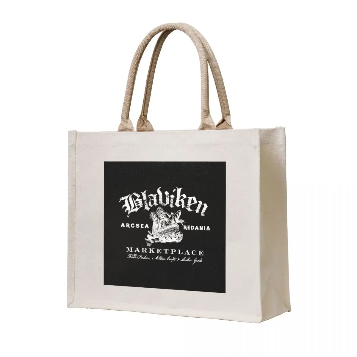 

Blaviken Marketplace Tote Bag Custom bag Women's bags Fabric bag