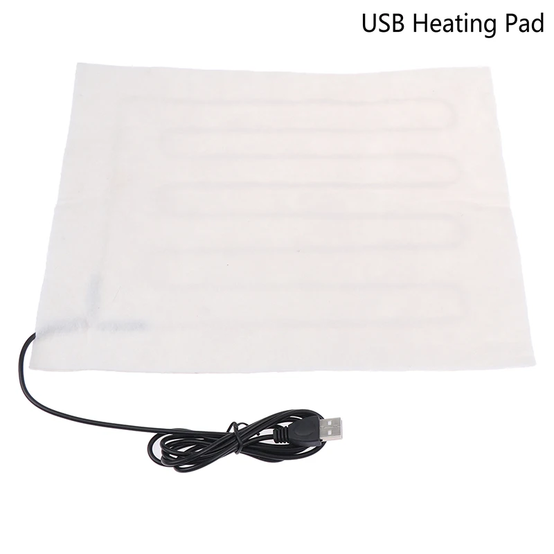 USB Heating Pad Folding Heated Sheet Car Seat Heating Cushion Seat Warmer Waterproof Pet Reptile Animal Winter Warm Heater Mat