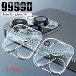 1-4PCS Full Cover Protective Glass for iPhone 15 14 Pro Max Camera Lens Screen Protector for iPhone 13 Pro Max 12 Mini 11 Pro