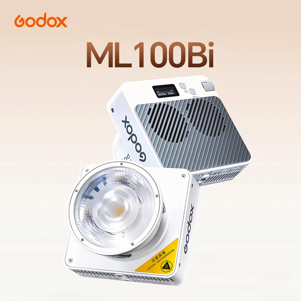 

ML100Bi 120W Portable LED Photography Lamp Onboard & App Control For Video Recording & Live Streaming
