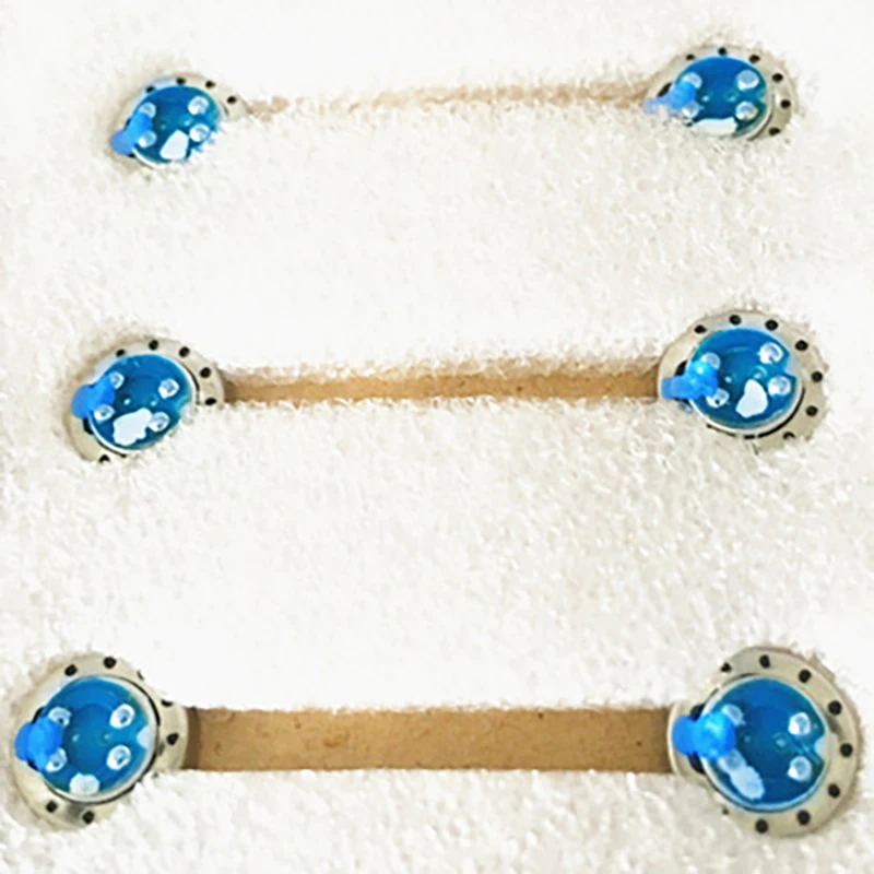 18Ohm Hoofdtelefoon Luidspreker Hifi 10Mm Headset Driver Titanium Film Oortelefoon Voor IE6 IE7 IE80 Reparatie Diy Onderdelen 2 stuks