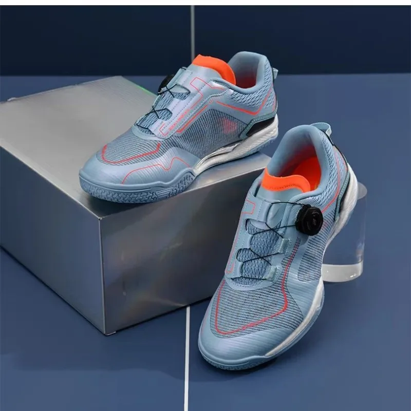 

Professional Badminton Shoes Mens Non-Slip Man Indoor Court Shoes Unisex Tennis Men Shoes Quick Lacing Table Tennis Shoe Man