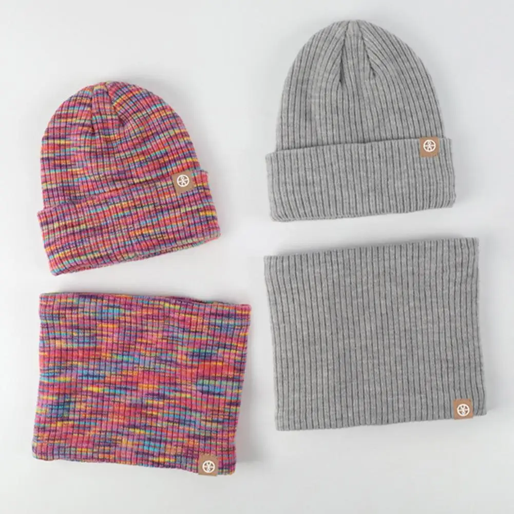 1 set cappello per bambini sciarpa guanti set orecchio lavorato a maglia set berretto invernale per bambini set berretto da ciclismo invernale all'aperto set di guanti da ordito per il collo