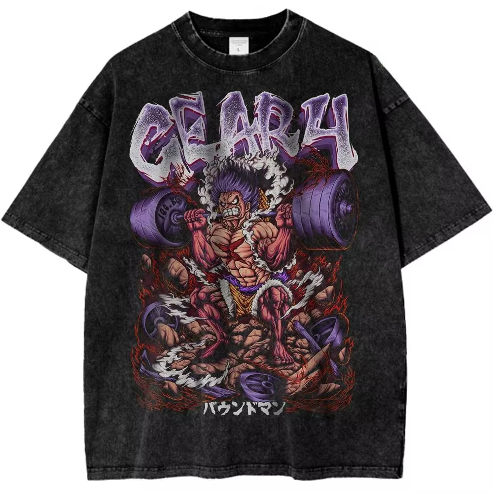 Camiseta de Marca Deportiva de Alta Gama con Diseño de Anime ONE PIECE New Hot Summer 2026 New Shanks, Estilo Urbano Harajuku