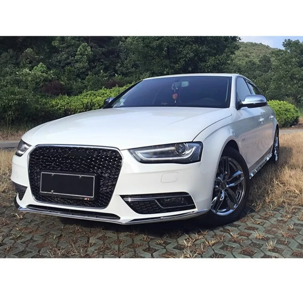 

Applicable To Audi A4 B8 2013-2016 Fog Light Frame Modified S4 Front Bar Fog Light Frame Lower Net Grille Wind Mesh