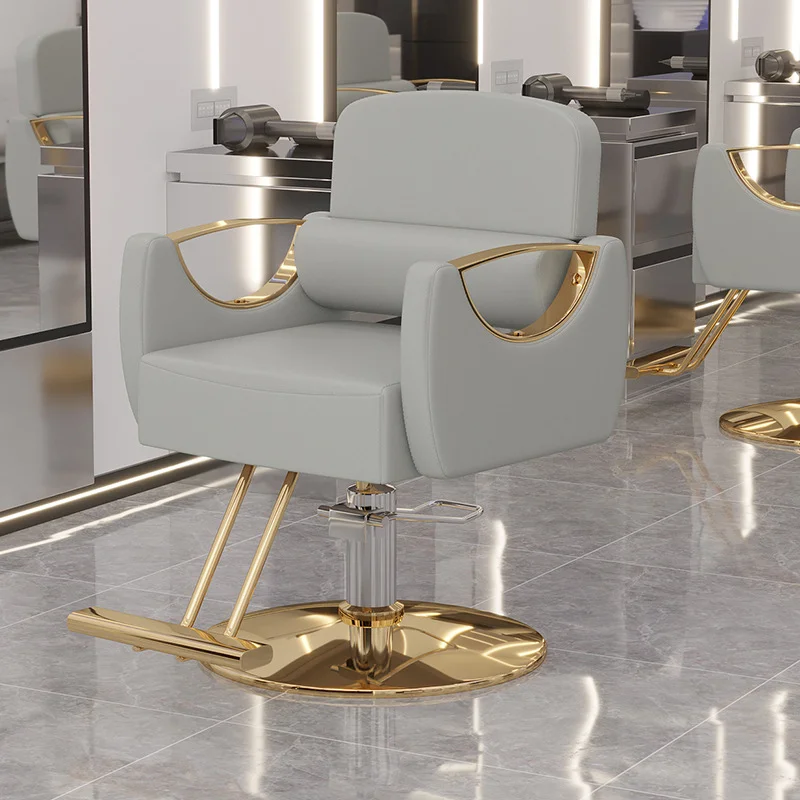 

Высококачественный парикмахерский салон, специальное подъемное и вращающееся кресло для стрижки волос, парикмахерская, парикмахерская, гидравлическая мебель для салона