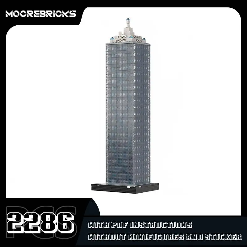 Creative Expert Modern Skyscraper Model Technology Bricks City Famous Tower Building Blocks Toy Kit Children's Architecture Gift