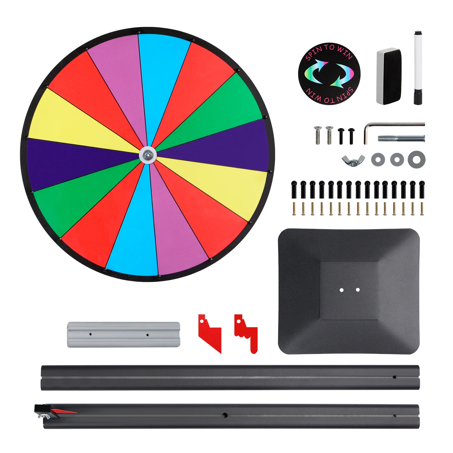Dual-purpose spinning prize wheel lucky wheel landing and desktop spinning prize wheel