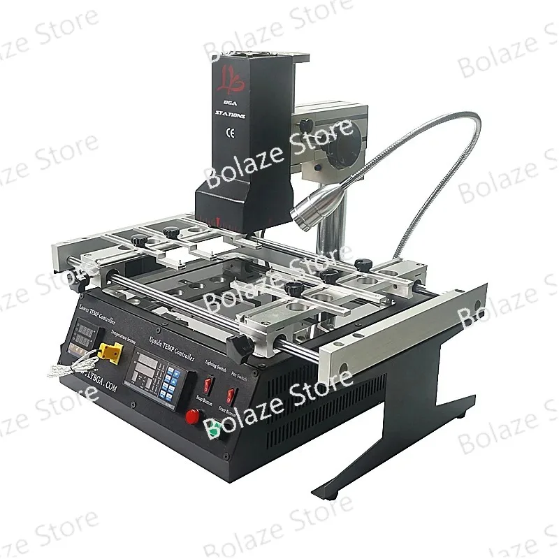 

IR6500 V2 BGA Station Repairing Soldering Machine 2 Zones Infrared Rework Station 2300W with Reballing Kits Vacuum Suction Pump