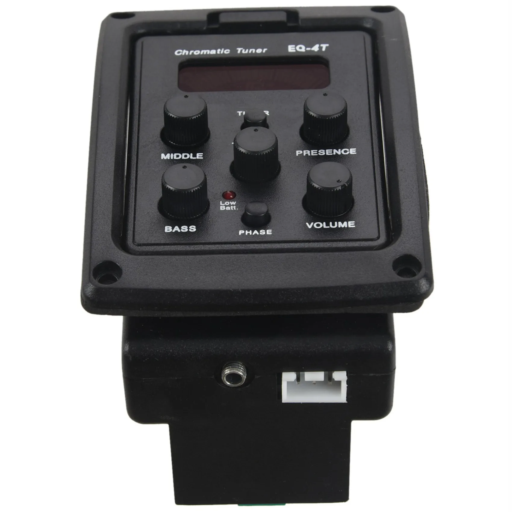 ABVB-2X EQ-4T 4 Band Pickup EQ Preamp With Tuner For Acoustic Guitar With LCD Tuner