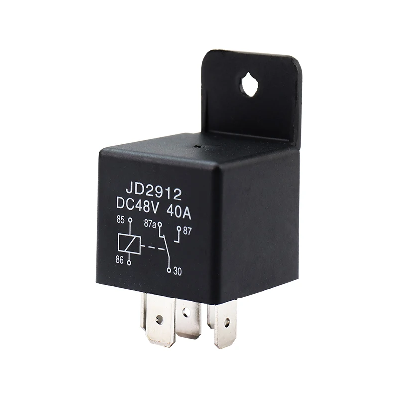 JD2912 DC 48V Automotive Relay Changeover Relay 40A Switch Control 5 Pin Relay with Plastic Back