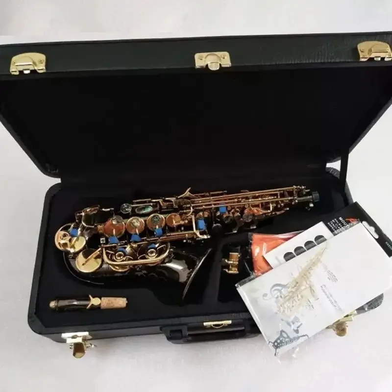 

High-end black nickel gold 991 original structure B-key professional bending high-pitched saxophone professional-grade tone SAX