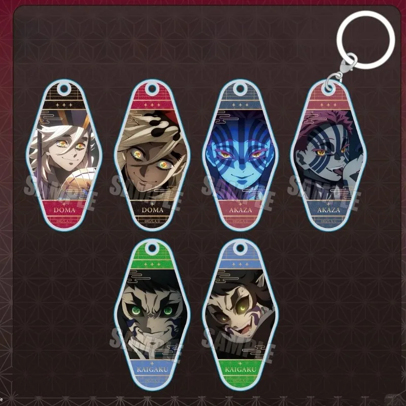 Llavero de acrílico de Demon Slayer Anime, llavero de Kochou Shinobu, dijes para bolsos, accesorios colgantes para coche, regalos para amigos y niños, Cos